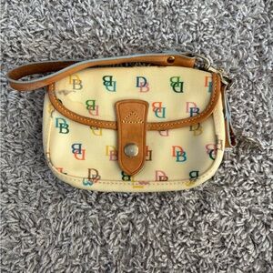 Dooney & Bourke Multicolor Logo Wristlet